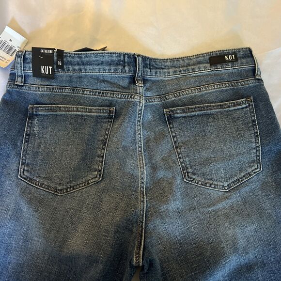 NWT KUT From The Kloth Women 16 Catherine Boyfriend Jean Color Descendant - Picture 3 of 15